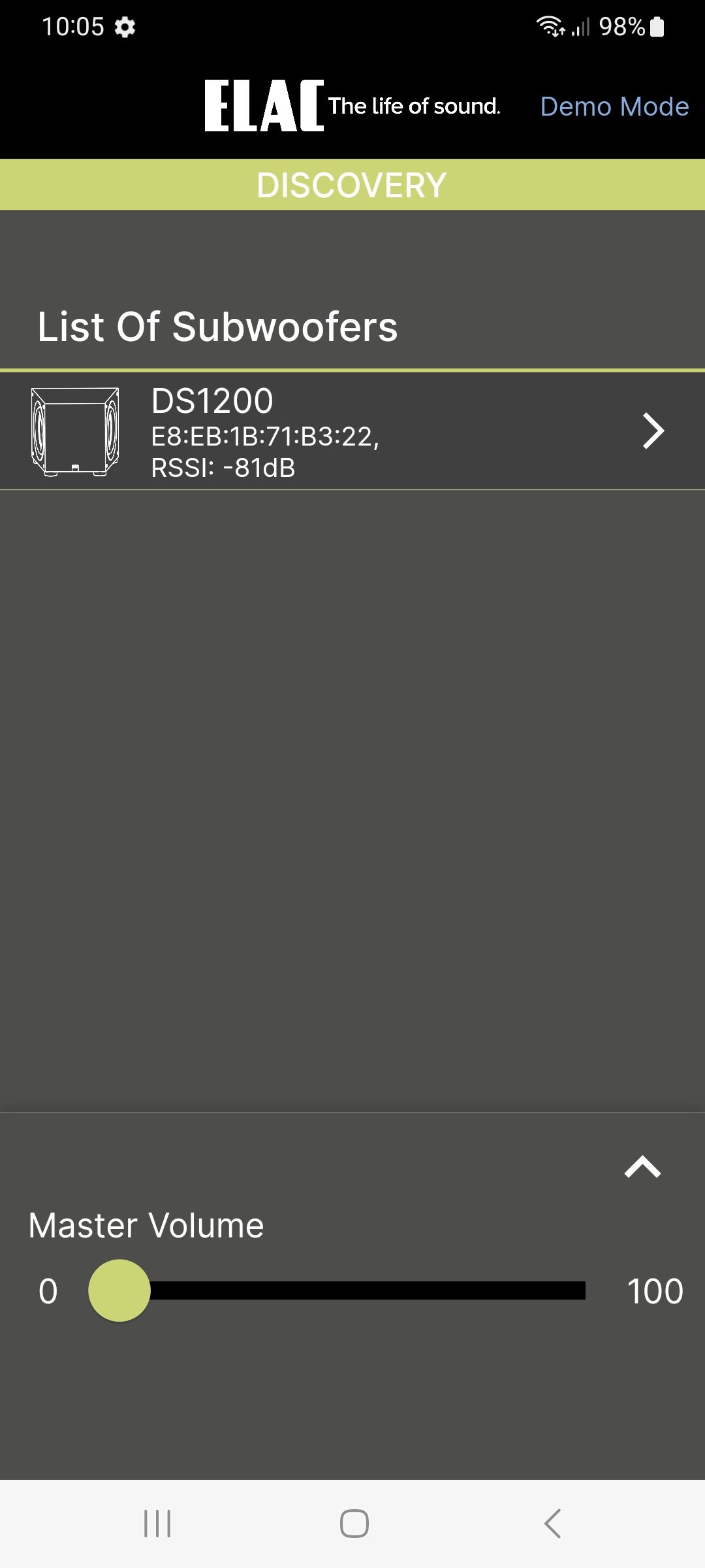 ELAC Subwoofer DS 1200 Test